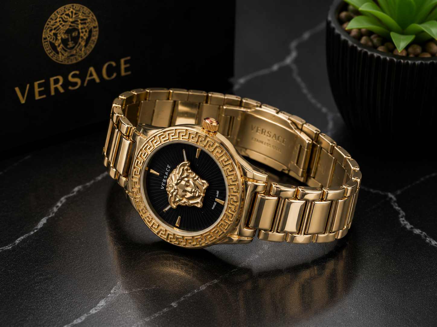 Premium Golden Ladies Watch