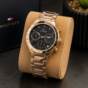 Premium Black Gold Womens Watch