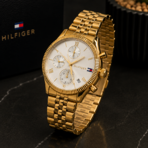 Premium Golden Womens Watch