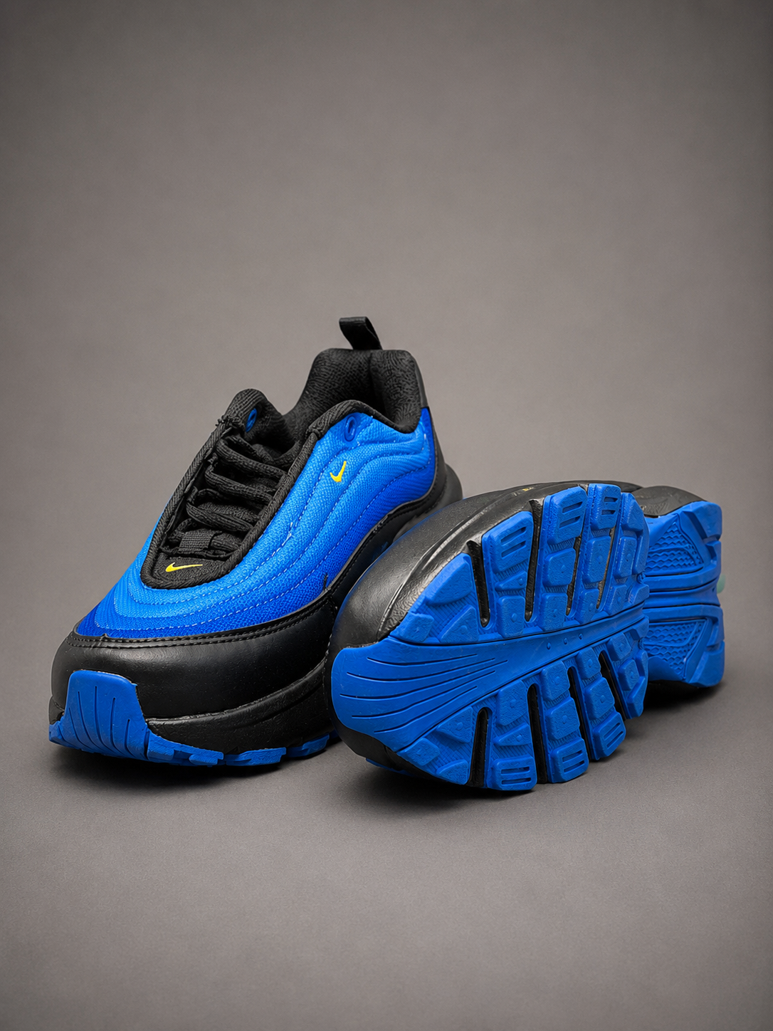 Premium Blue Black Sneakers
