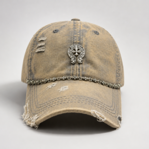Vintage Distressed Chain Baseball Cap