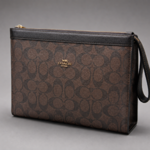 Premium Compact Zipper Clutch