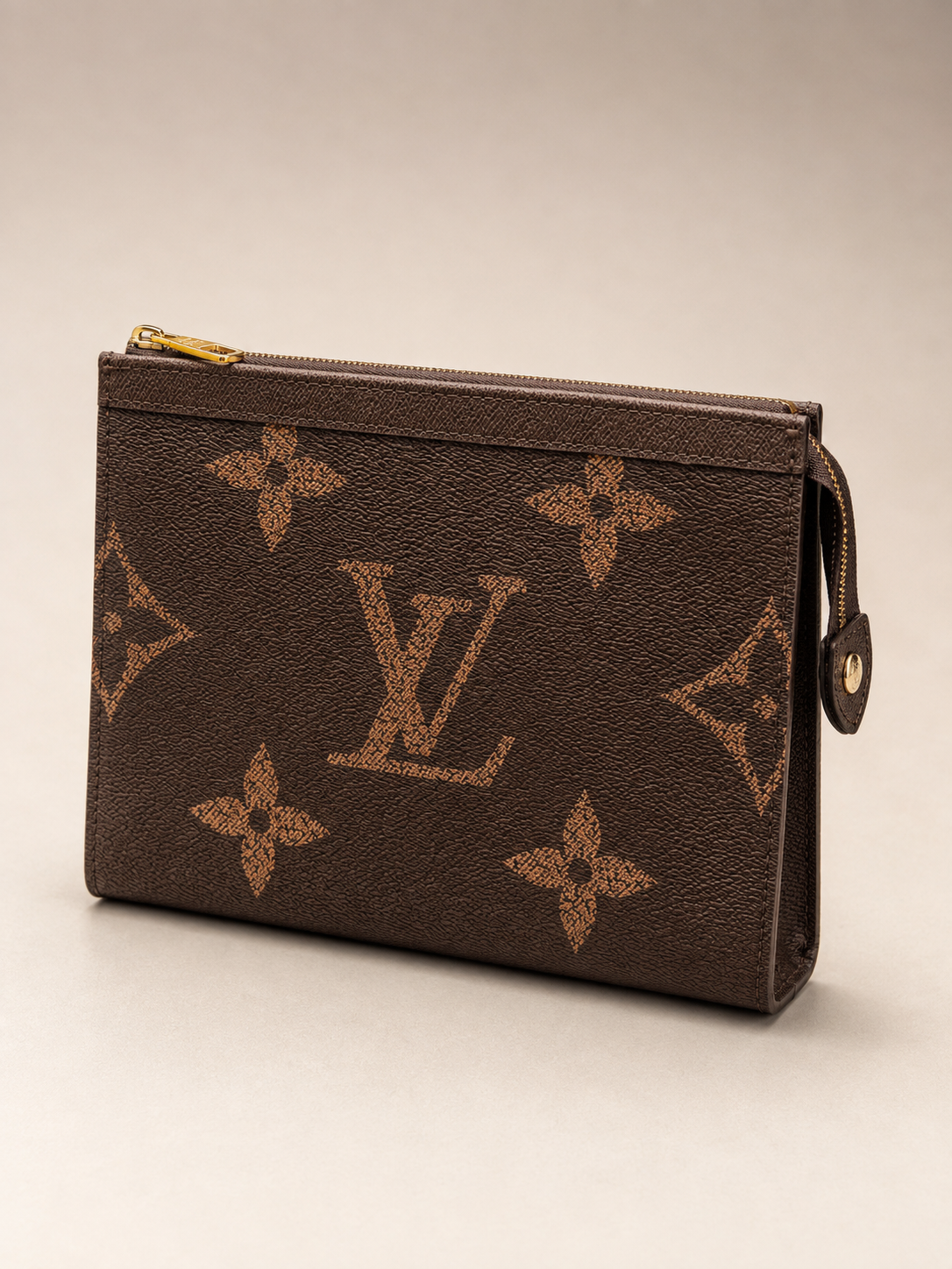 Premium Brown Patterned Clutch - Image 4