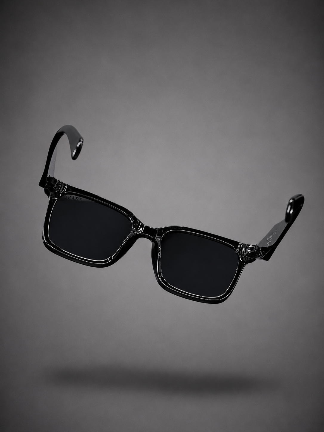 Classic Black Square Sunglasses - Image 4