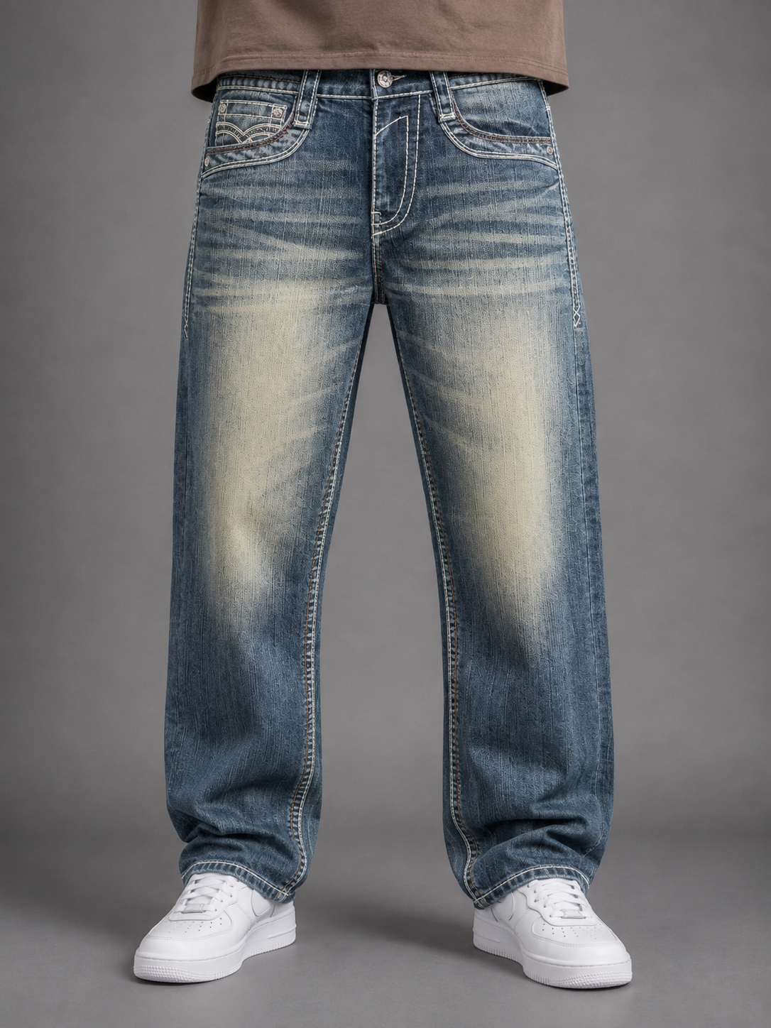 Men’s Vintage Straight Fit Jeans