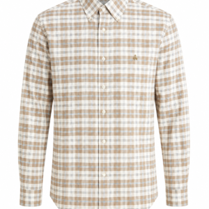 Premium Beige Plaid Shirt