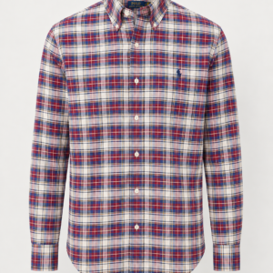 Premium Red Blue Plaid Shirt