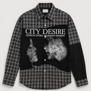 Men’s Graphic Plaid Shirt