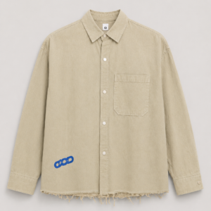 Men’s Beige Casual Overshirt