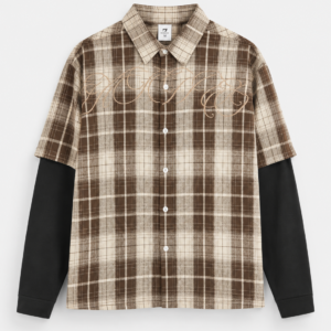 Premium Plaid Layered Shirt