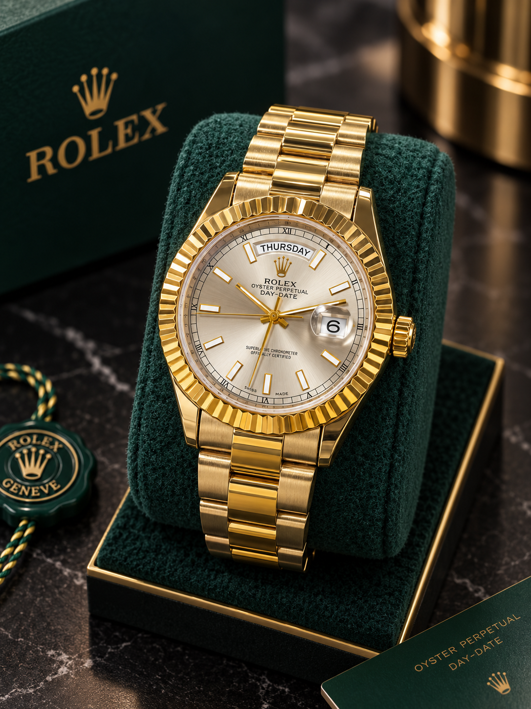 Men's Gold Tone Classic Watch