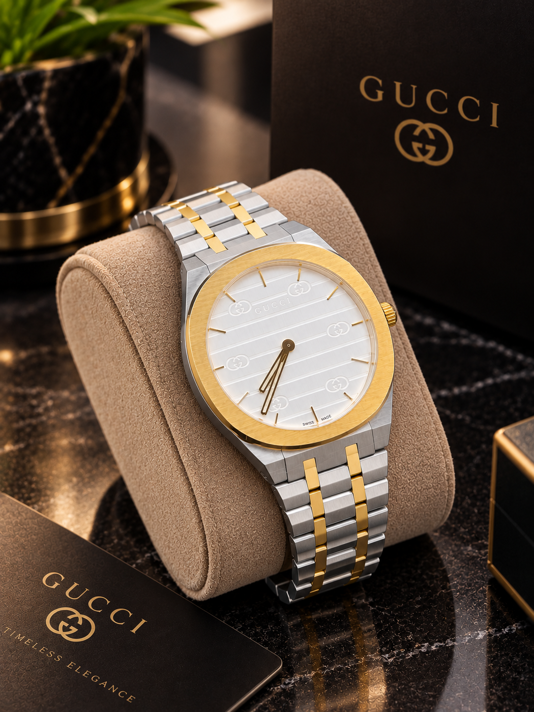 Premium Two Tone Men's Watch - Image 2
