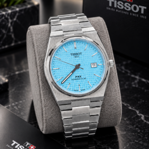 Men’s Blue Dial Steel Watch