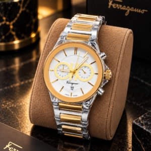 Men’s Gold Tone Chronograph Watch