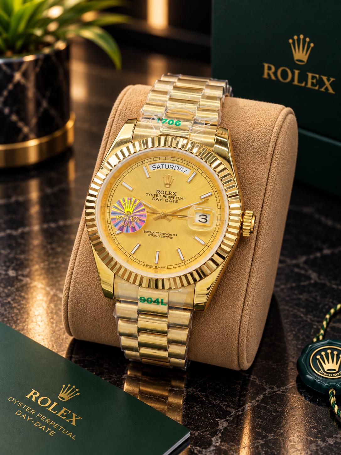 Men’s Luxury Gold Watch
