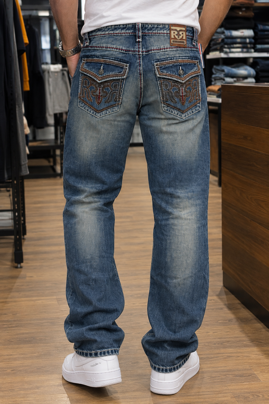 Premium Imported Distressed Denim Jeans - Image 4