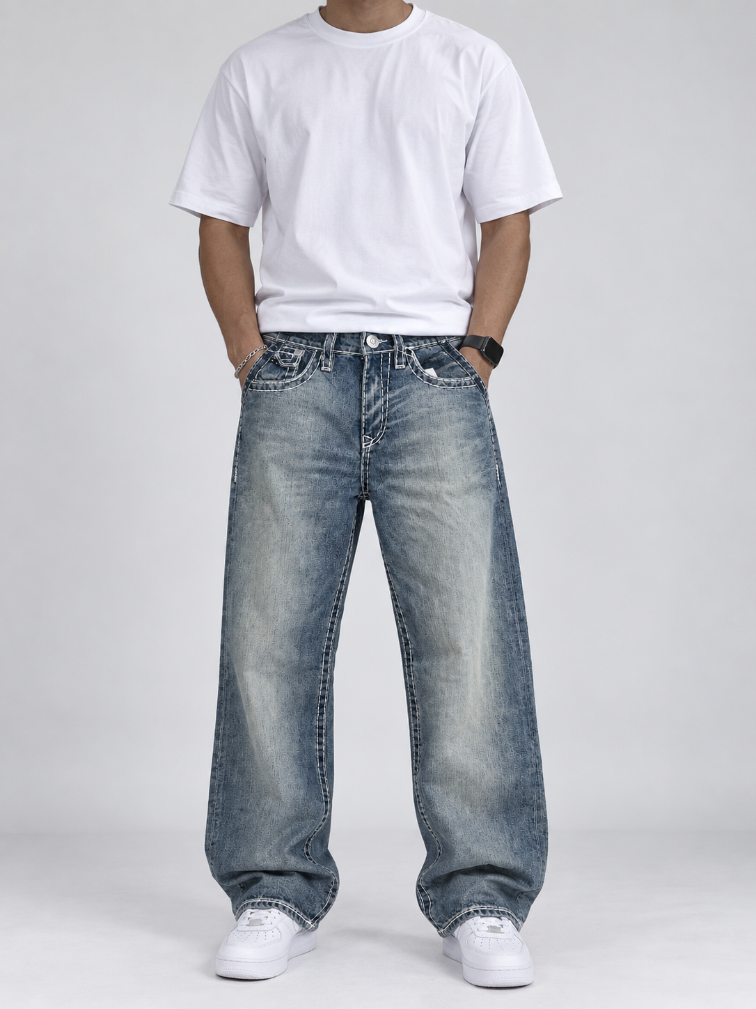 Premium Imported Distressed Jeans - Image 4