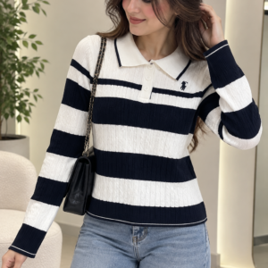 Premium Imported Cable Knit Polo